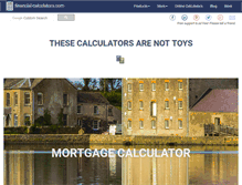 Tablet Screenshot of financial-calculators.com